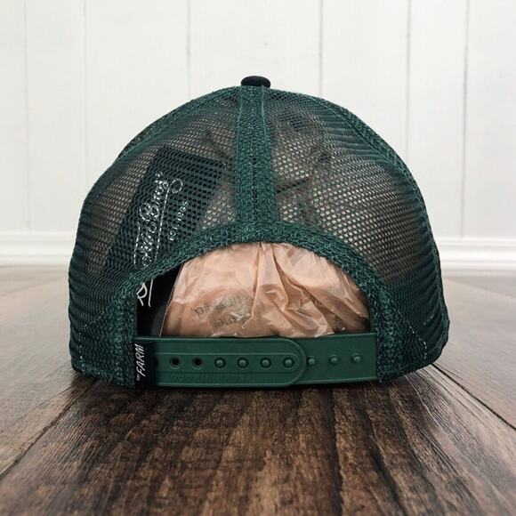 Goorin Bros OG Tortoise Trucker Hat Snap Back Mens One Size Green Black Turtle - Picture 6 of 11